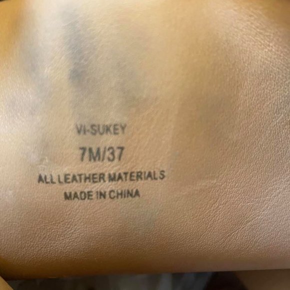 VERO CUGIO Leather/suede black boot. Size 7m - Picture 7 of 12